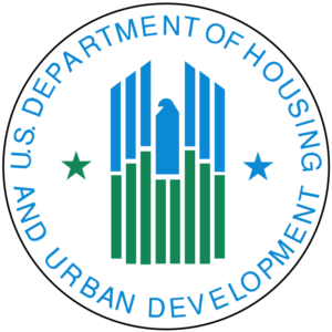 Logo of the U.S. Department of Housing and Urban Development - HUD
